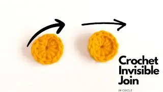 Crochet invisible join in round | Crochet invisible join | How to crochet Inviable join for beginner