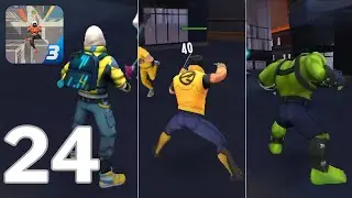 Spider Fighter 3 &ndash; Hulk, Spider Man, Wolverine Team | Gameplay Walkthrough | Part 24 (Android, iOS)
