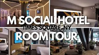 M SOCIAL HOTEL TIMES SQUARE ROOM TOUR | NYC Hotel Review