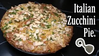 Rustic Pan-Baked Zuccini Pie. The BEST Recipe You Won't Want To Miss!
