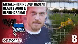 Blaues Auge! Elfer-Drama! Metall-Hering auf Rasen: BFC Preussen - Hertha II | Regionalliga Nordost