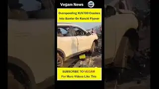 Ranchi Flyover  XUV700 Crash Caught on Camera #ranchi #flyover #xuv700 #crash #roadsafety