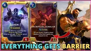 This is the BEST Pantheon Deck. We Get to REUSE Our Barrier Spells. LOR Standard