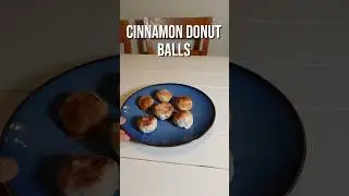 Cinnamon donut balls