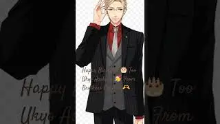 🎊 Happy Birthday 🎂 Too Ukyo Asahina 🎉 from Brothers Conflict 🥳 born on December 3rd 👓