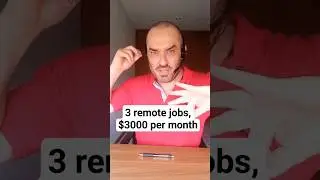 3 remote jobs options to make $3000 dollars per month #income