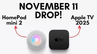 Новые HomePod mini 2 и Apple TV 2025 появятся 11 ноября!