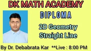 2D Geometry Straight Line part-10 by Dr. DK Sir