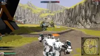 Robocraft - Team Deathmatch with twin chaingun medic mech level 139, top score, 2nd top damage/kills