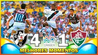 VASCO 4 x 1 FLUMINENSE ● MELHORES MOMENTOS ● CAMPEONATO CARIOCA 1994 ● TAÇA GUANABARA ● FINAL