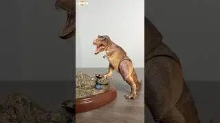 T-Rex Tried to High-Five&hellip; Chaos Ensued🫨 #nanmustudio #tyrannosaurusrex #actionfigures #toys