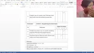 Audit Working Paper - Audit Sistem Informasi Pada Aplikasi Whatsapp