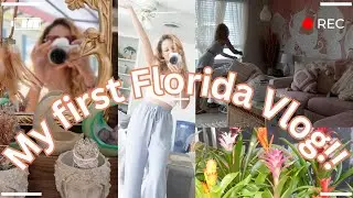 My FIRST Florida Vlog | Cleaning & Shopping #vlog #florida #shopping