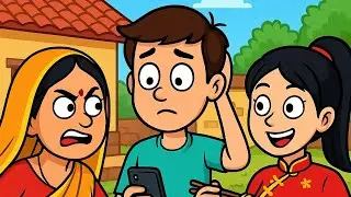 Chinese bahu funny story/#hindisong #hindi cartoon video #cartoon