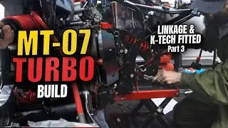 🛠️ Установка K-Tech Razor R + ремонт рычага реле | Сборка турбокомпрессора MT-07, часть 3 #bikeli...