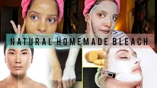 Homemade NATURAL Bleach for Skin whitening ❤️ | #youtube #youtubevideo #skincare #brightening