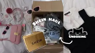 shein haul with me , مشترياتي من شي ان 💗 #shein , #unboxing