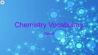 Chemistry Vocabulary