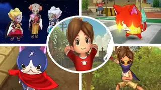 Yo-Kai Watch 2: All Nate Story Cutscenes (Fleshy Souls / Bony Spirits / Psychic Specters)