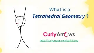 What is Tetrahedral Geometry? Try a side rotation #shorts #curlyarrows #curlyarrowsorganicchemistry