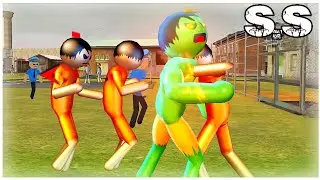 Stickman Incredible Monster #3, Hero Prison Escape, (The HULK), Android Games (Superhero Simulator )