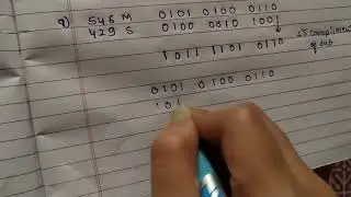 BCD Subtraction example