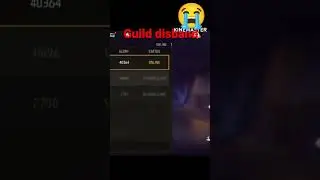 free fire guild disband  mood of free fire #shorts
