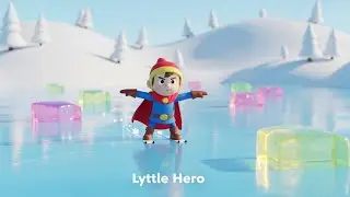 Fortnite Little Hero Slid Off the Ice Platform | Nursery Rhymes for Kids & Baby Songs