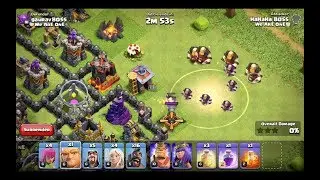 SHRINK TRAP COC  VS TROOPS - CLASH OF CLAN