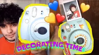 HOW I DECORATE MY INSTAX MINI 9 💙