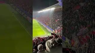 Crazy Crowd Reaction! Slavia Prague Scores Against Barcelona 🔴⚪