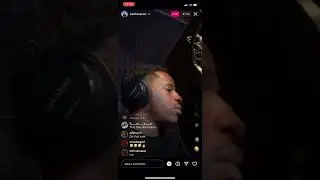 Kasher Quon recording music on Instagram live (10/25/22)