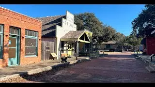 FIRST DAY IN DALLAS TEXAS EXPLORING OLD CITY PARK IN 4K. Old Wild West Saloon Ghost Town