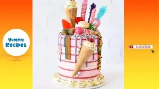 Amazing Candy Land Cake Decorating Tutorial | Yummy Recipes #Shorts