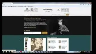 Video Tutorial: Using Discovering Anzacs to rsearch 'Goerdies' in WWI Dominion Armies