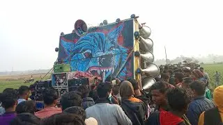 রনি সাউন্ড চেকিং হচ্ছে। ধনিয়াখালি ঘনশ্যামপুর
