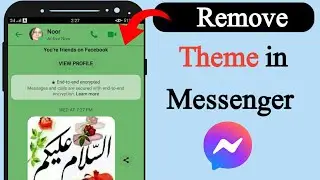 How to remove theme in Messenger