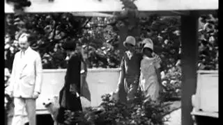 President and Mrs. Coolidge on vacation 1925