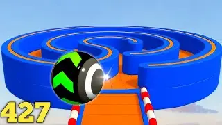 Sky Rolling Ball 3D Gameplay Speedrun Level 427