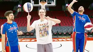 CRAZY Game Of HORSE vs Harlem Globetrotters For $1,000!