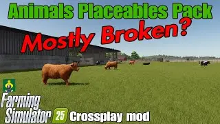 Animals Placeables Pack / Мод для кросс-игры FS25