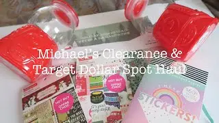 FINALLY FOUND THE GUMBALL MACHINE 🥳 Target Dollar Spot & Michaels Clearance Haul | Simply Rose Lynne