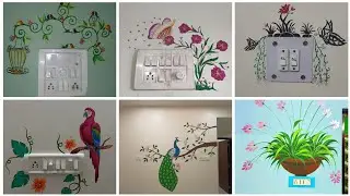 Switchboard Painting Design 2025 || Wall Painting Design || Painting Design || Wall art | Switch art