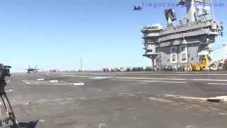 🔴 Impressionante! F-35C Lightning II Pousando no Porta-Avi&otilde;es USS Nimitz (CVN-68) 🚢✈️