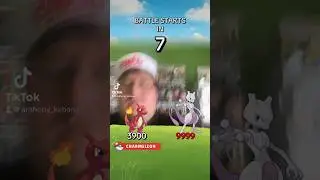 Charmander VS Mewtwo Filter Challenge Part 2! #pokemon #tiktok #shorts #viral