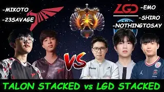 23savage Mikoto vs NothingToSay Shiro Emo - Talon Duo vs PSG.LGD Duo SEA RANKED