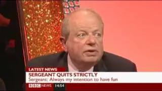 John Sergeant's Press Conference - BBC News