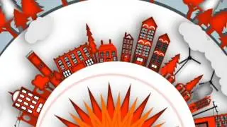 vector city animation