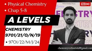 AS Level Chemistry | Physical & Inorganic Past Paper Solved | 9701/21/O/N/19 + 9701/22/m/j/24