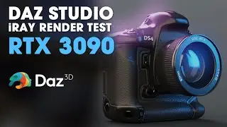 RTX 3090 Real-time Rendering Test ~ DAZ Studio Nvidia Iray Product Render
